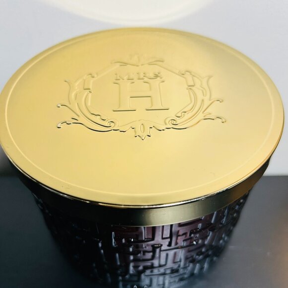 Heavenly Hot Chocolate Mrs H by Slatkin Homeworx 4-Wick 18oz Candle NEW - Picture 2 of 5